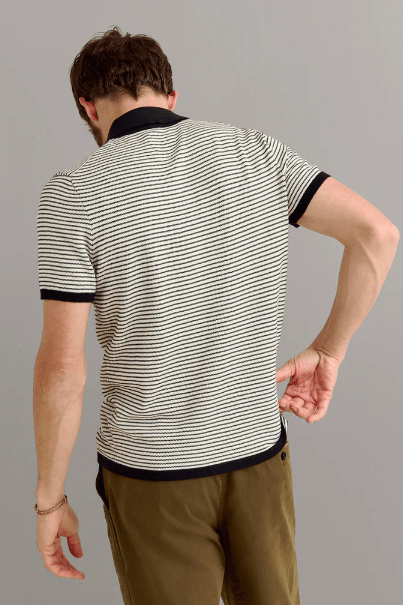 Stripe Sweater Polo - Billy Reid - Archery Close