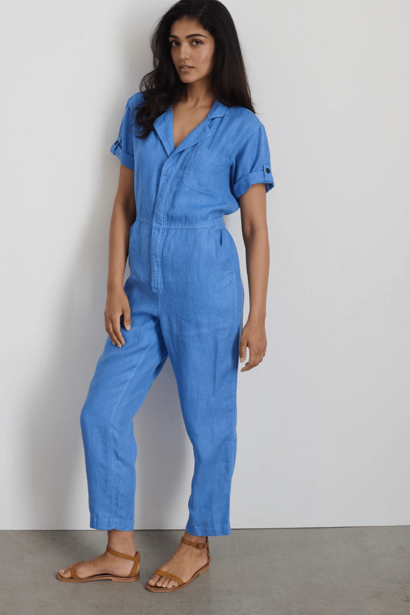 Summer Jumpsuit in Linen - Alex Mill - Archery Close