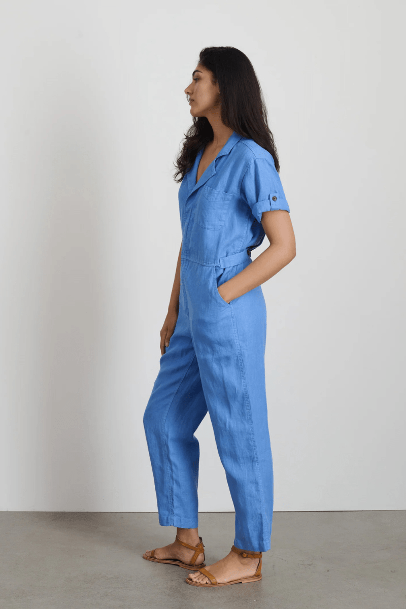 Summer Jumpsuit in Linen - Alex Mill - Archery Close