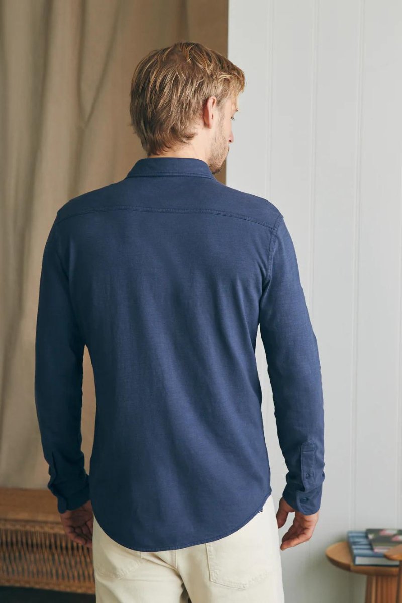 Sunwashed Knit Shirt - Faherty Brand - Archery Close