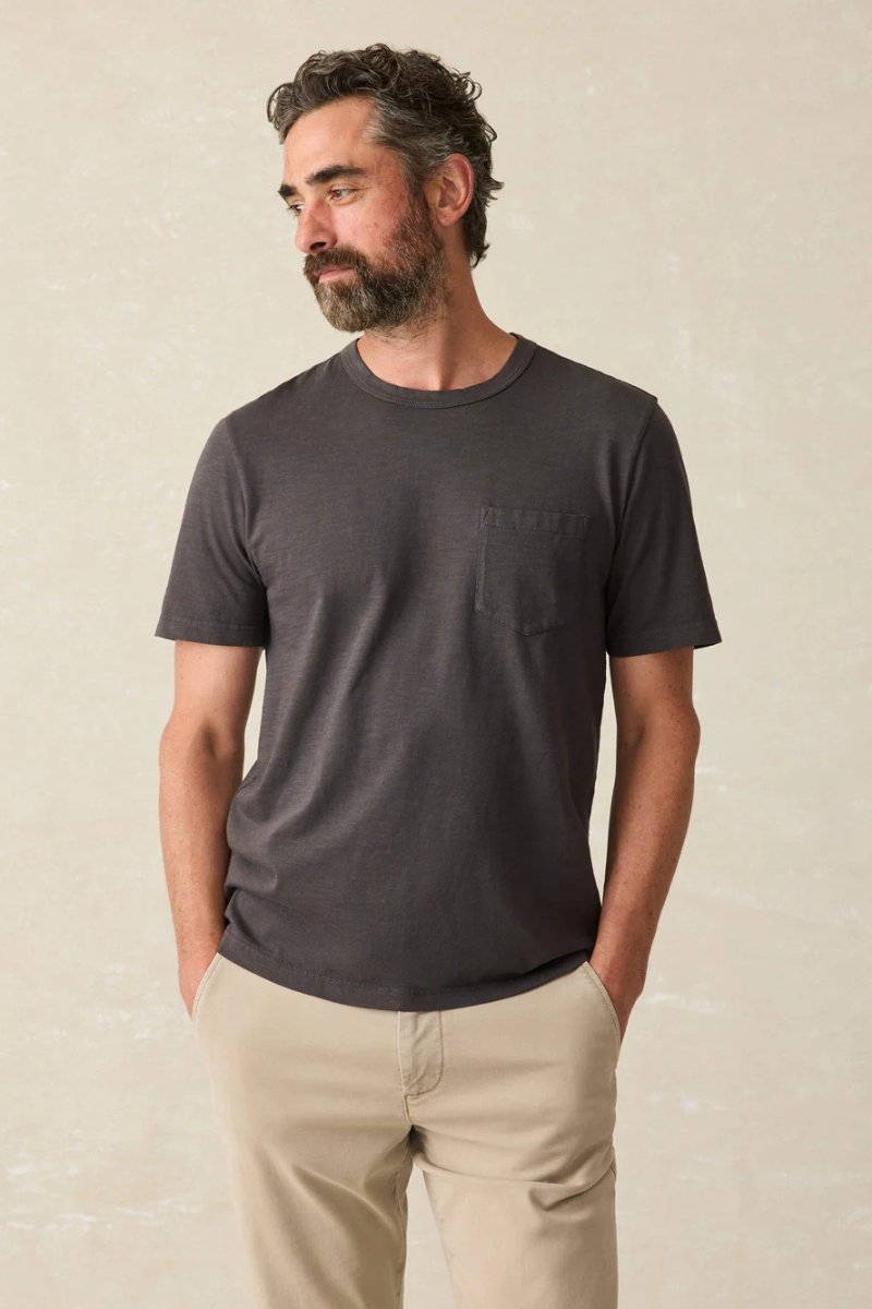 Sunwashed Pocket Tee - Faherty Brand - Archery Close