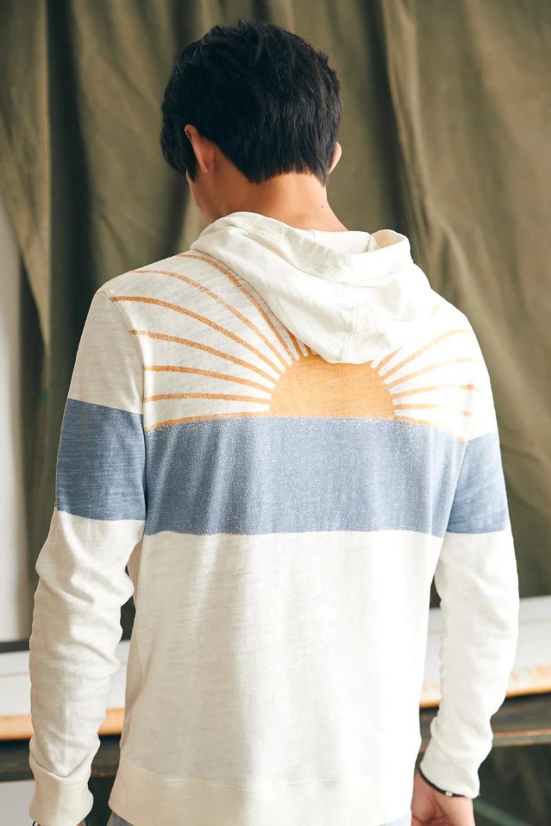 Sunwashed Sunray Slub Hoodie - Faherty Brand - Archery Close