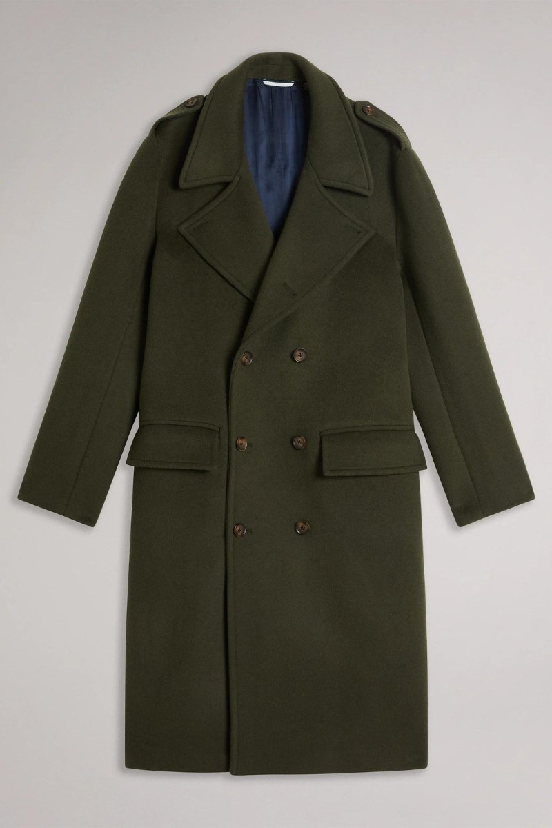 Ted Baker Avin Wool Blend Military Coat - Archery Close Men's