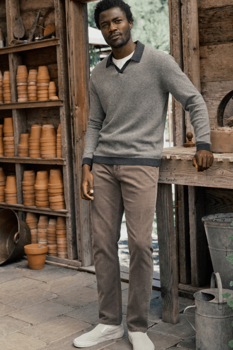 Terry Cord 5 Pocket Pant - Marine Layer - Archery Close