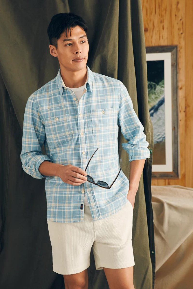 The Surf Flannel - Faherty Brand - Archery Close