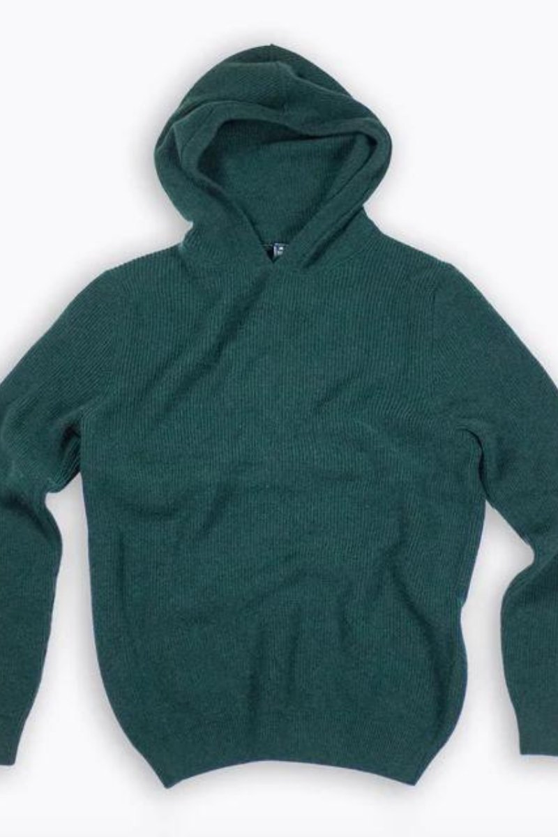 Thor Ribbed Knit Hoodie - Benson - Archery Close