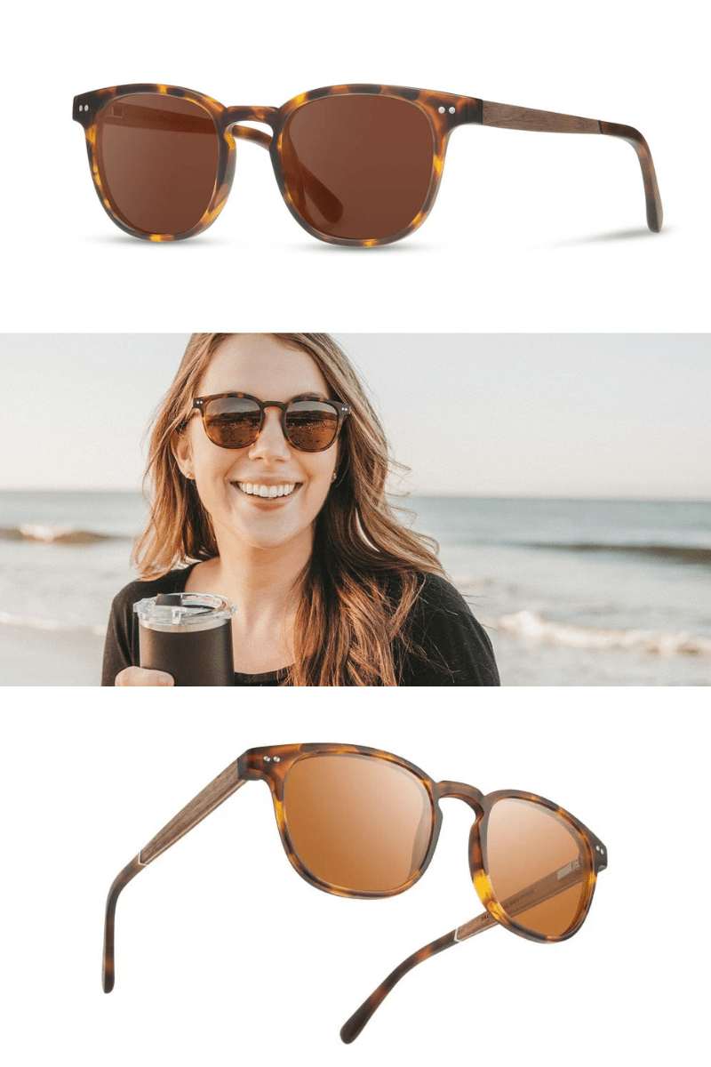 Topo - Matte Tortoise Sunglasses - Shwood Eyewear - Archery Close