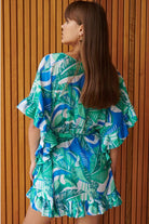 Tulum Kaftan in Blue Lagoon - Paolita - Archery Close