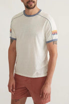 Varsity Tee - Antique White - Marine Layer - Archery Close