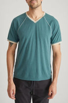 Varsity V - Neck Tee - Mallard Green - Marine Layer - Archery Close