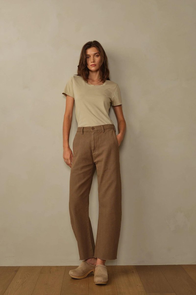 Women's Pilon Organic Cotton Trouser - Road to Nowhere Clothing - Archery Close