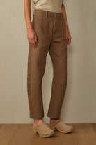 Women's Pilon Organic Cotton Trouser - Road to Nowhere Clothing - Archery Close