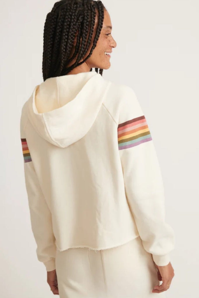 Anytime Cropped Hoodie - Marine Layer - Archery Close
