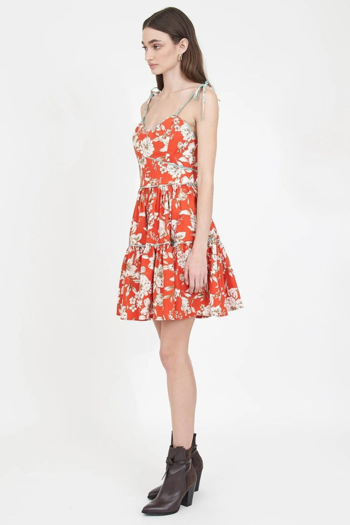 Aurelia dress in red magnolia - Christy Lynn - Archery Close