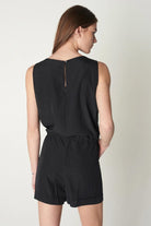 Black Dressy Shorts Jumpsuit - Cotelac - Archery Close