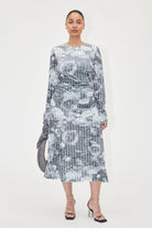 Blackley dress in metalized peonies - Stine Goya - Archery Close