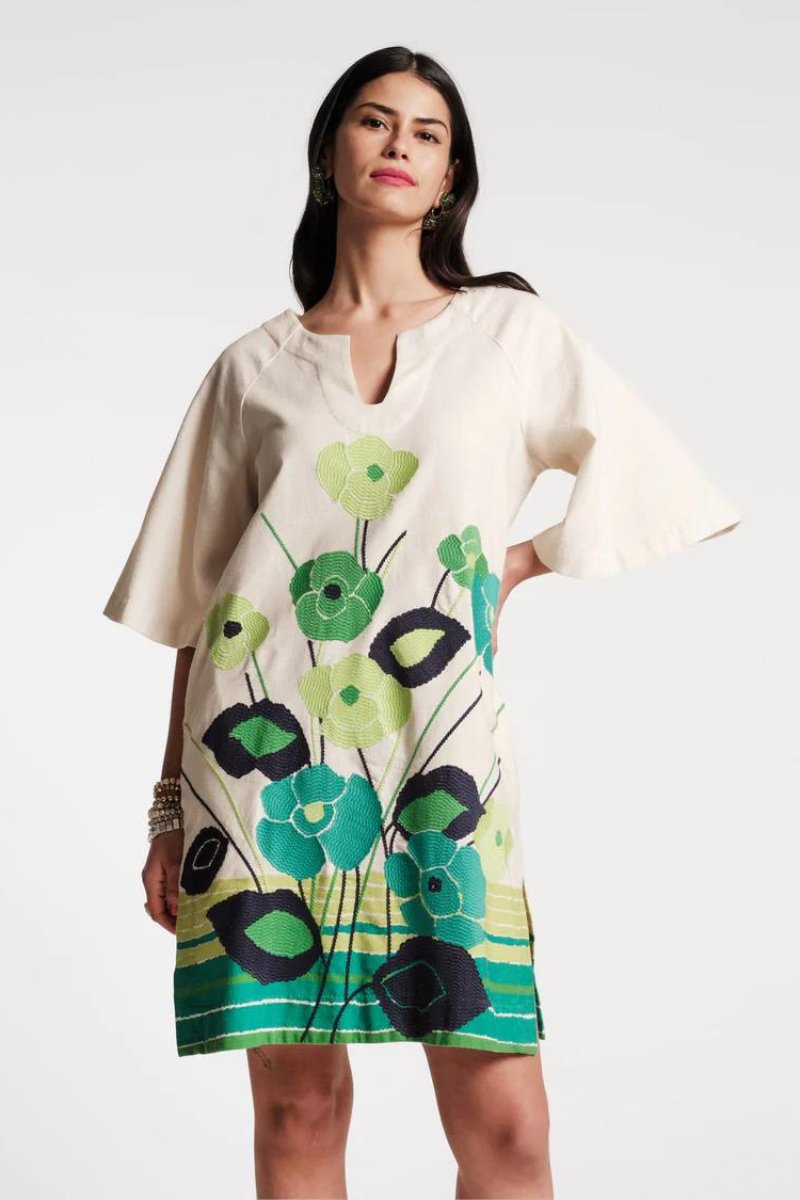 Dreamy Caftan Mini - Grass is Greener - Frances Valentine - Archery Close