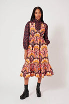 Flower Fall Midi Dress - Manoush - Archery Close