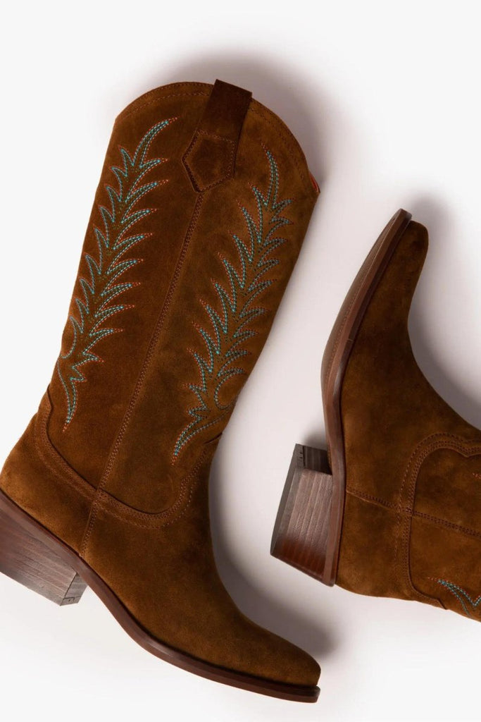 Goldie Embroidered Cowboy Boot - Penelope Chilvers - Archery Close