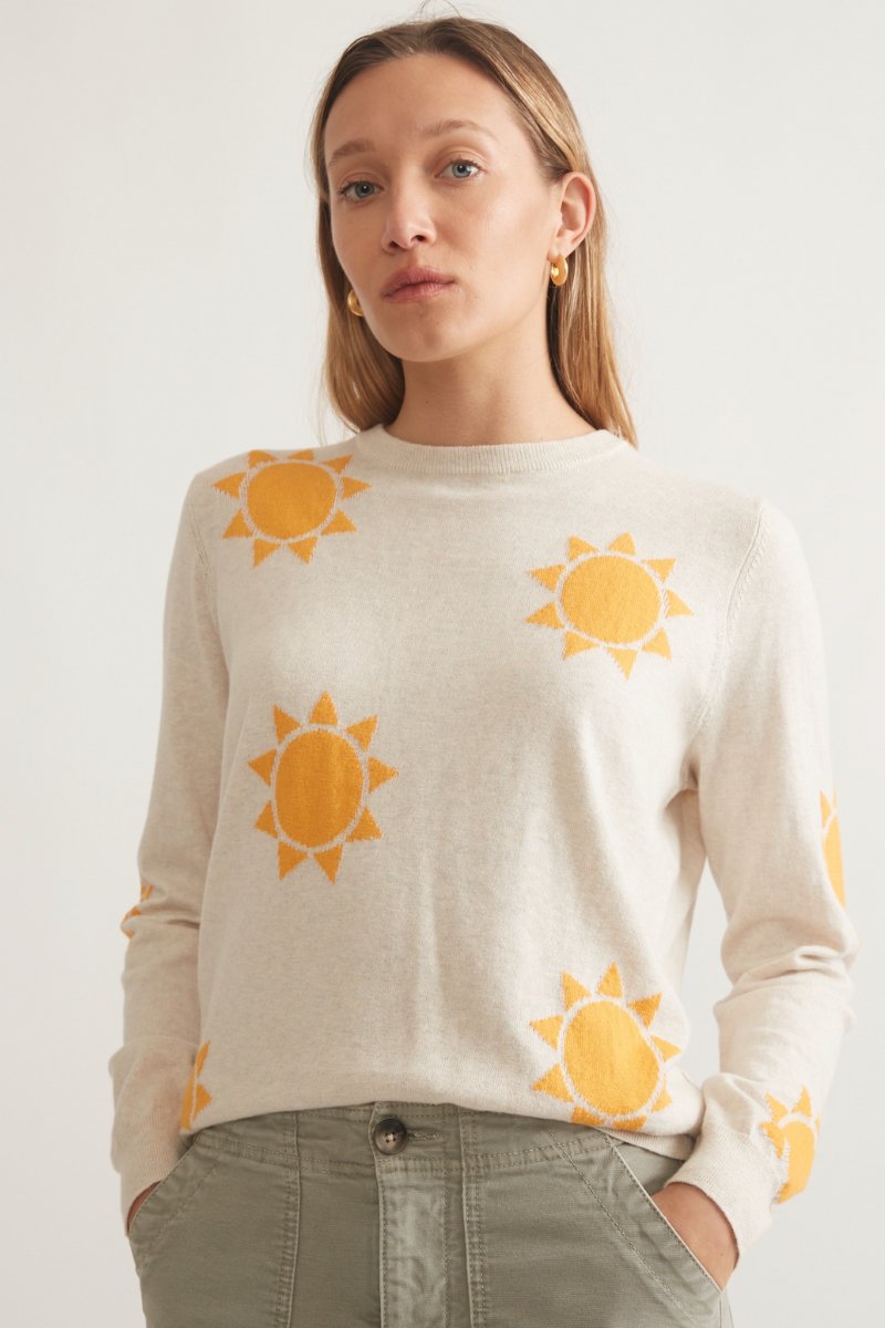 Icon sweater - Sun print - Marine Layer - Archery Close