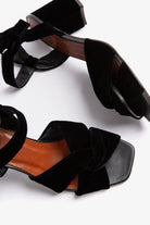 Infinity velvet sandal in black - Penelope Chilvers - Archery Close