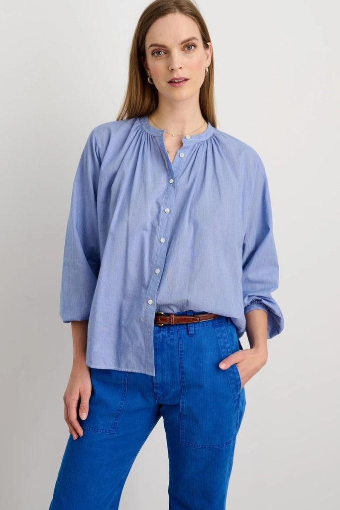 Katharine shirt in blue - Alex Mill - Archery Close
