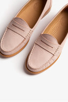 Nubuck loafer in powder pink - Penelope Chilvers - Archery Close