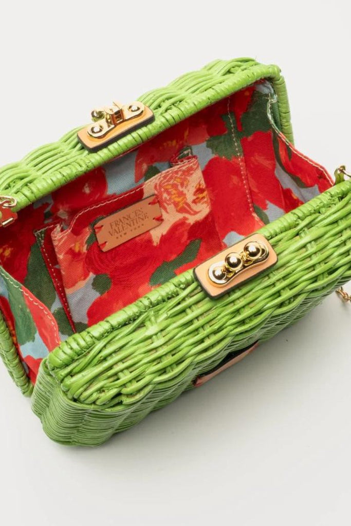 Paige clutch in lime green - Frances Valentine - Archery Close