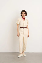 Standard short sleeve jumpsuit - Alex Mill - Archery Close